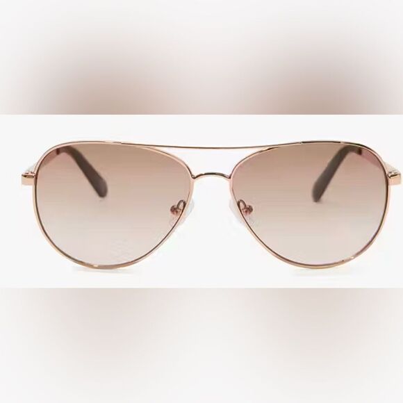 kate spade Accessories - Kate Spade Emmaline Rose Gold Aviator Sunglasses New